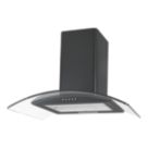 Essentials NNCGHB60UK Curved Glass Hood Black 600mm