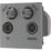 British General  Quadruplex Modular TV & Satellite Socket Grey