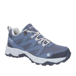 Hi-Tec Saunter WP Hiking Size 6 Womens Blue Waterproof  Non Safety Trainers