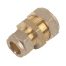 Flomasta  Brass Compression Reducing Coupler 22mm x 15mm