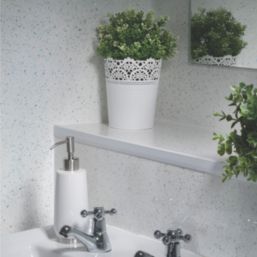 Fibo Timeless Wet Wall Panelling High Gloss Sugar Sparkle 2400mm x 600mm x 10.2mm