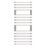 Flomasta Flat Bar 1200mm x 500mm 1150BTU Chrome Vertical Designer Radiator