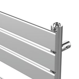 Flomasta Flat Bar 1200mm x 500mm 1150BTU Chrome Vertical Designer Radiator