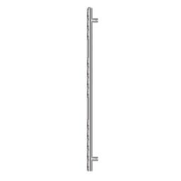 Flomasta Flat Bar 1200mm x 500mm 1150BTU Chrome Vertical Designer Radiator