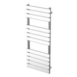 Flomasta Flat Bar 1200mm x 500mm 1150BTU Chrome Vertical Designer Radiator