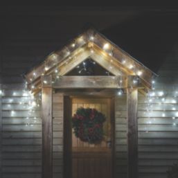 720 LED Indoor & Outdoor Ice White Icicle Christmas Lights