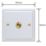 Varilight  10A 1-Gang 2-Way Light Switch  Georgian White