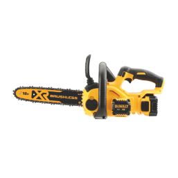 DEWALT DCM565P1-GB 18V 1 x 5.0Ah Li-Ion XR Brushless Cordless 30cm Chainsaw