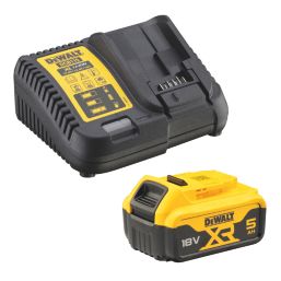 DEWALT DCM565P1-GB 18V 1 x 5.0Ah Li-Ion XR Brushless Cordless 30cm Chainsaw