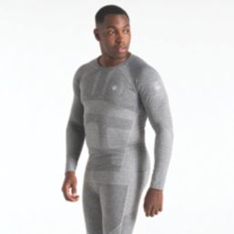 Dare 2B In The Zone II Base Layer T-Shirt & Bottoms Set Charcoal Grey Marl Small