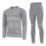 Dare 2B In The Zone II Base Layer T-Shirt & Bottoms Set Charcoal Grey Marl Small