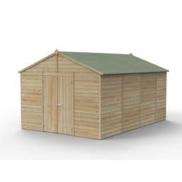 Forest Beckwood 10' x 14' 6" (Nominal) Apex Shiplap Timber Shed