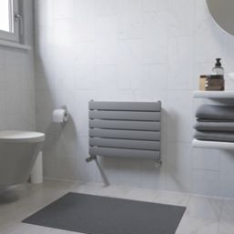 Ximax Oceanus 445mm x 600mm 1007BTU Silver Horizontal Designer Radiator