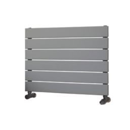Ximax Oceanus 445mm x 600mm 1007BTU Silver Horizontal Designer Radiator