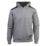 CAT Logo Panel Hooded Sweatshirt Dark Heather Grey 2X Large 50-53" Chest