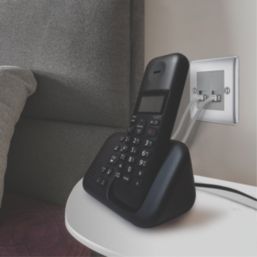 British General Nexus Metal 2-Gang Slave Telephone Socket Brushed Steel