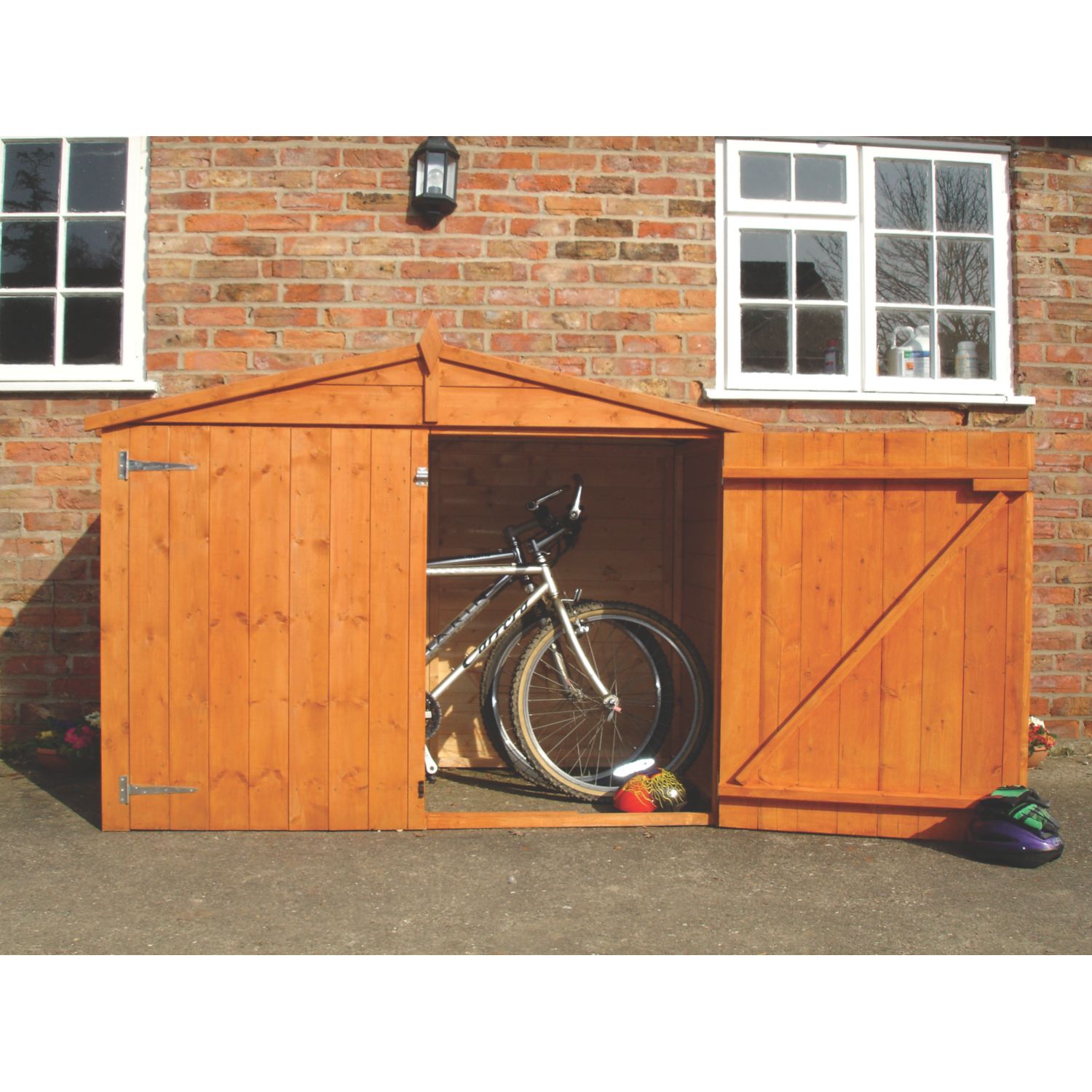 Shire 6' x 3' (Nominal) Apex Timber Bike Store (68653)