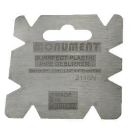 Monument Tools Internal & External Plastic Pipe Deburrer 19, 32, 38 & 51mm