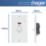 Hager Sollysta WMDP50VN 50A 2-Gang 2P+E Control Switch White with LED