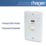 Hager Sollysta WMDP50VN 50A 2-Gang 2P+E Control Switch White with LED