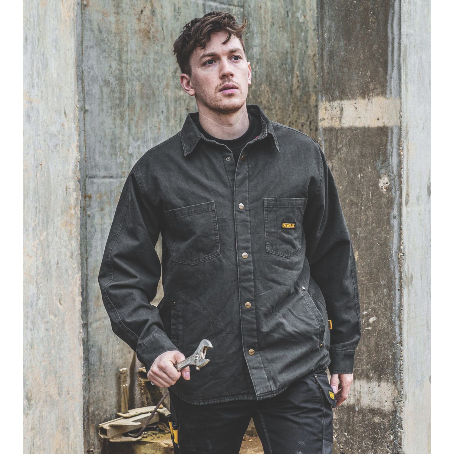 DEWALT Parkersburg Jacket Grey Medium 37-39" Chest (686HW)