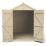 Forest  6' x 8' (Nominal) Apex Overlap Timber Shed with Base