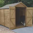 Forest  6' x 8' (Nominal) Apex Overlap Timber Shed with Base