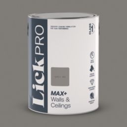 LickPro Max+ 5Ltr Grey 09 Eggshell Emulsion  Paint