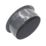 FloPlast  Push-Fit Socket Plug Anthracite Grey 110mm