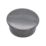 FloPlast  Push-Fit Socket Plug Anthracite Grey 110mm