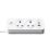 Masterplug 13A 5-Gang Switched Surge-Protected Extension Lead + 3.25A 3-Outlet Type A & C USB Charger Matt White 2m