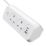 Masterplug 13A 5-Gang Switched Surge-Protected Extension Lead + 3.25A 3-Outlet Type A & C USB Charger Matt White 2m