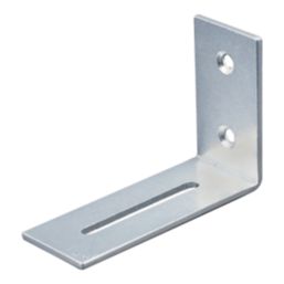 Essentials Adjustable Corner Bracket Silver 55mm x 70mm x 30mm