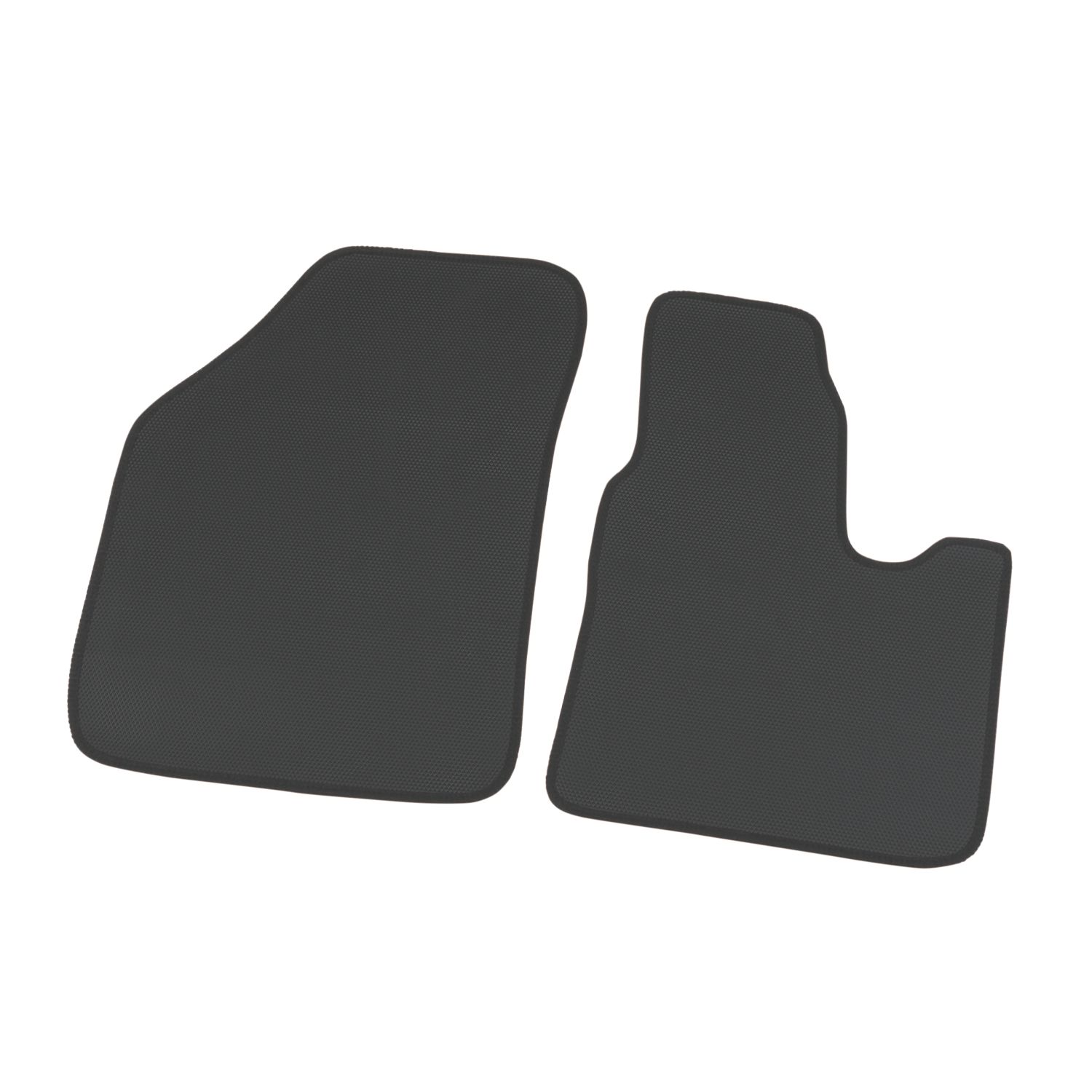 Unique Products Volkswagen Caddy MK3 Type 2K 2004 - 2021 Rubber Automotive Mat 2 Pieces (686VE)