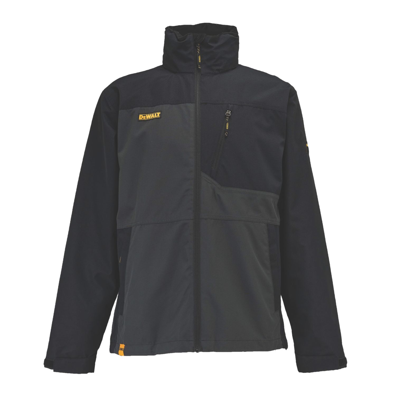 DeWalt Southampton Waterproof & Breathable Jacket Black/Grey 2X Large Size 48-50" Chest (686VN)