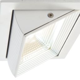 Saxby Axial Tilt Rectangular Recessed Downlight Gloss White