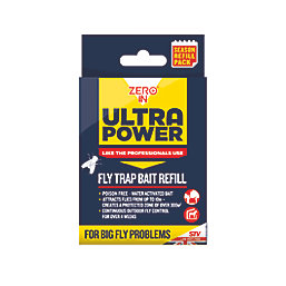 Zero In Ultra Power  Fly & Wasp Outdoor Trap Refills 8g 6 Pack