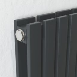Ximax George Twist 1800mm x 350mm 3901BTU Anthracite Vertical Designer Radiator