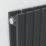 Ximax George Twist 1800mm x 350mm 3901BTU Anthracite Vertical Designer Radiator