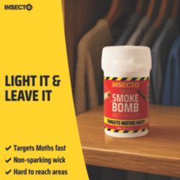 Insecto  Moth Mini Insecticide Killer Smoke Bomb 3.5g