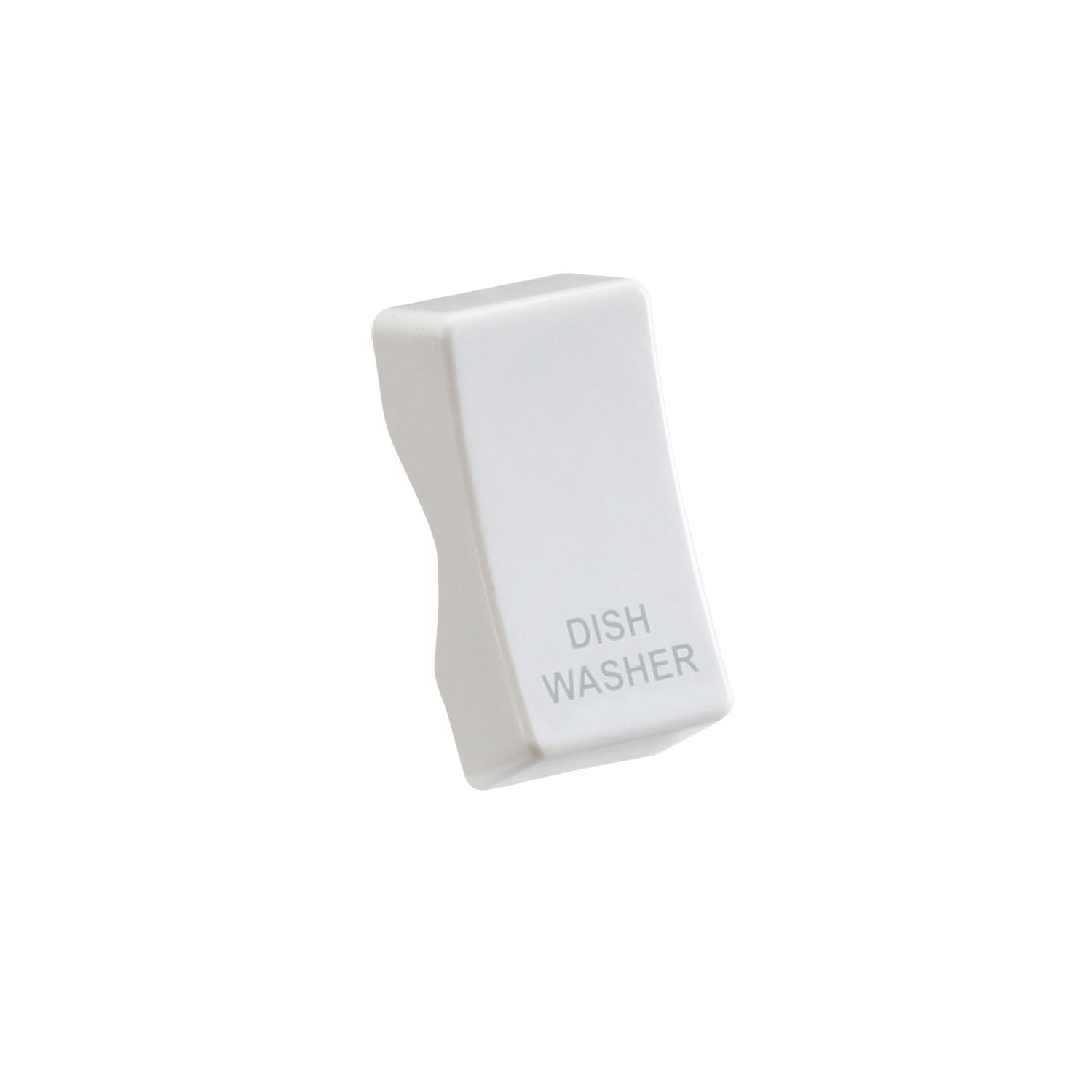 Knightsbridge 'DISHWASHER' Switch Cover White (687CR)