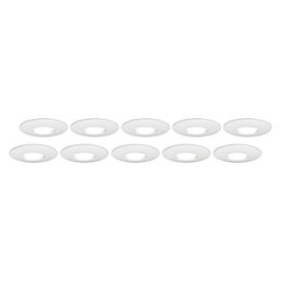 4lite  Fixed  Fire Rated Downlight White 10 Pack
