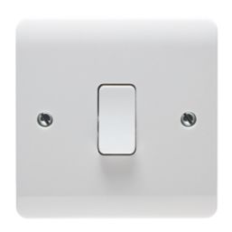 Crabtree Instinct 10AX 1-Gang Intermediate Switch White