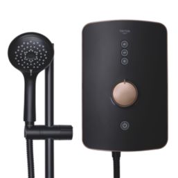 Triton Amala Black with Copper Accents 8.5kW  Electric Shower