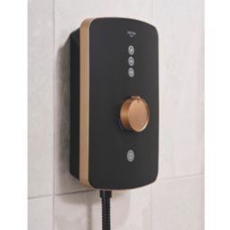 Triton Amala Black with Copper Accents 8.5kW  Electric Shower