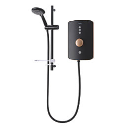 Triton Amala Black with Copper Accents 8.5kW  Electric Shower