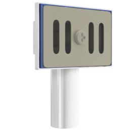 ETAL Sink Strainer Waste with Overflow Brushed Steel 90mm