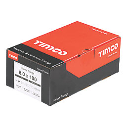 Timco  PZ Nylon Frame Fixings 8.0mm x 100mm 100 Pack