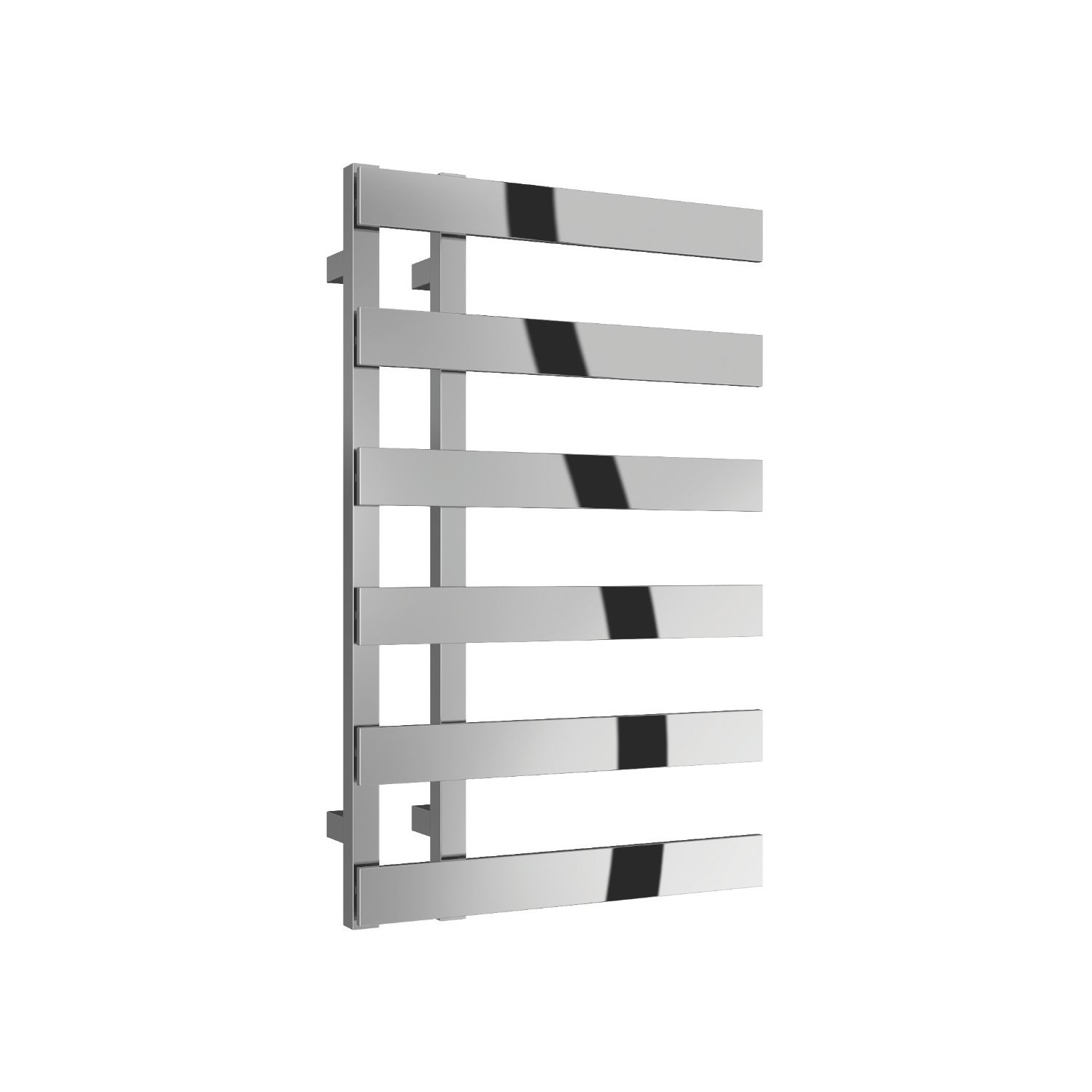Reina 800mm x 500mm 977BTU Chrome Flat Designer Towel Radiator (687LH)