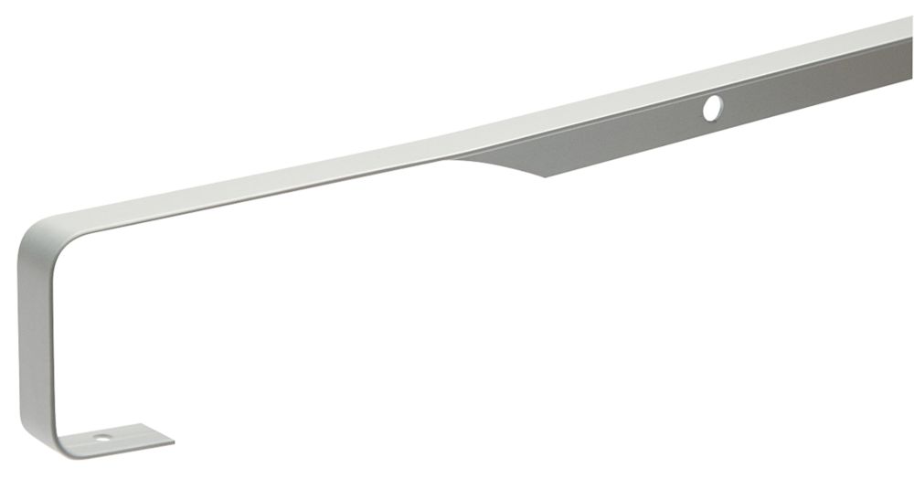Unika Butt Joint Brushed Silver 630mm x 40mm